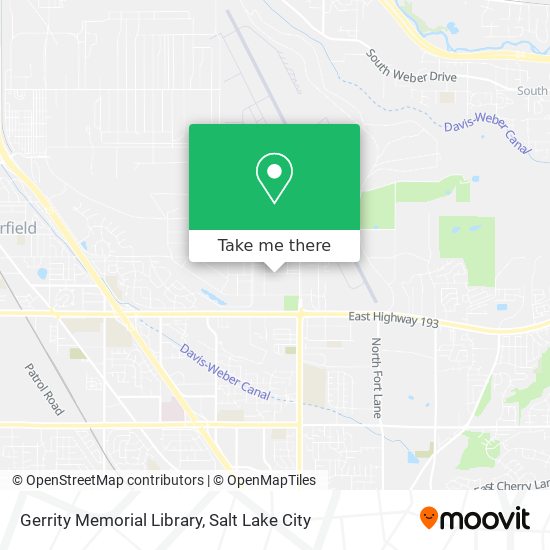 Gerrity Memorial Library map