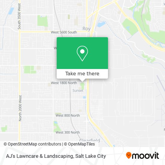 AJ's Lawncare & Landscaping map