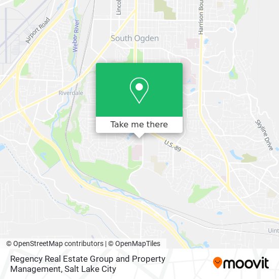 Regency Real Estate Group and Property Management map