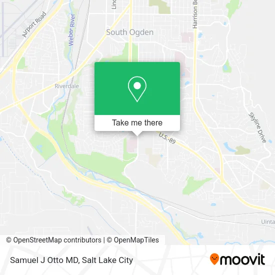 Samuel J Otto MD map