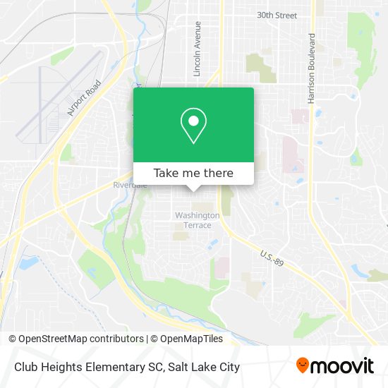Club Heights Elementary SC map