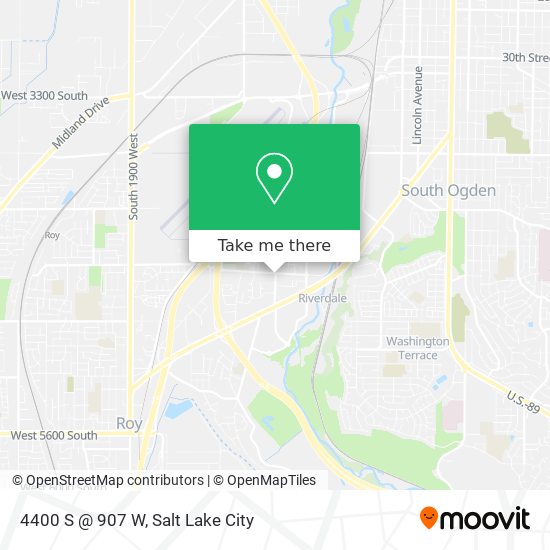 4400 S @ 907 W map