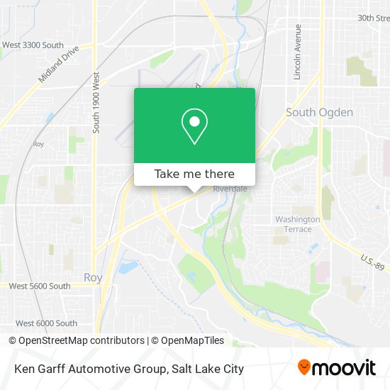 Mapa de Ken Garff Automotive Group