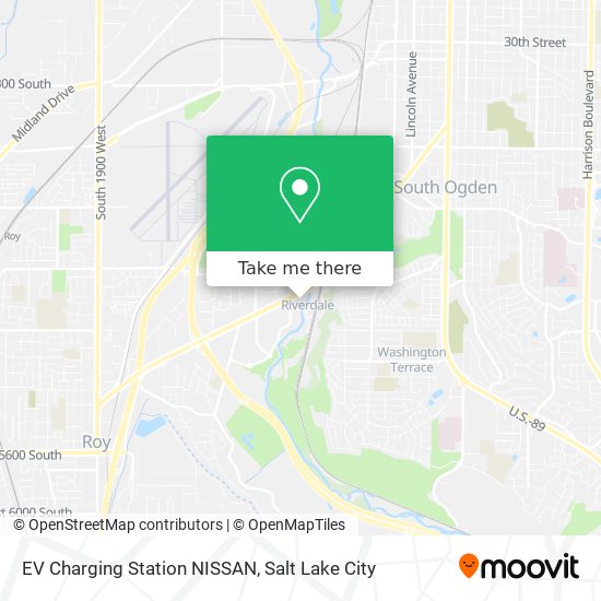 Mapa de EV Charging Station NISSAN