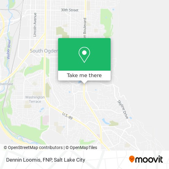 Dennin Loomis, FNP map