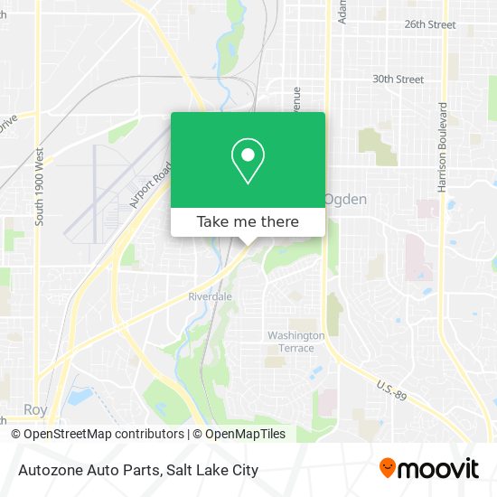 Mapa de Autozone Auto Parts