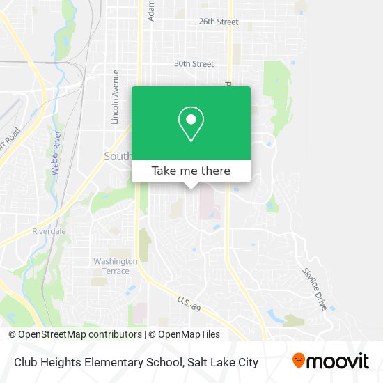Mapa de Club Heights Elementary School