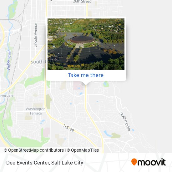 Mapa de Dee Events Center