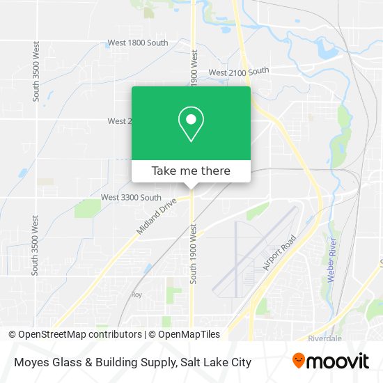 Moyes Glass & Building Supply map