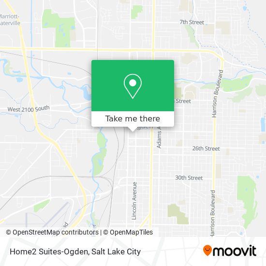 Mapa de Home2 Suites-Ogden