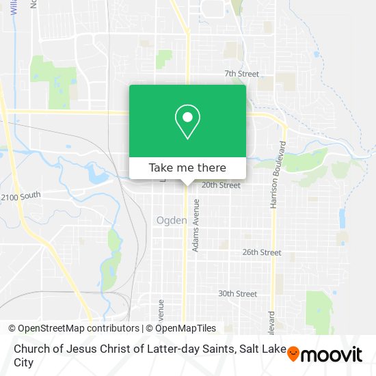 Mapa de Church of Jesus Christ of Latter-day Saints