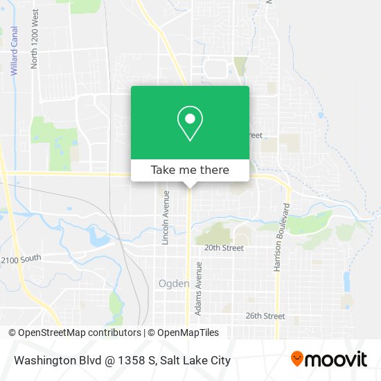 Washington Blvd @ 1358 S map