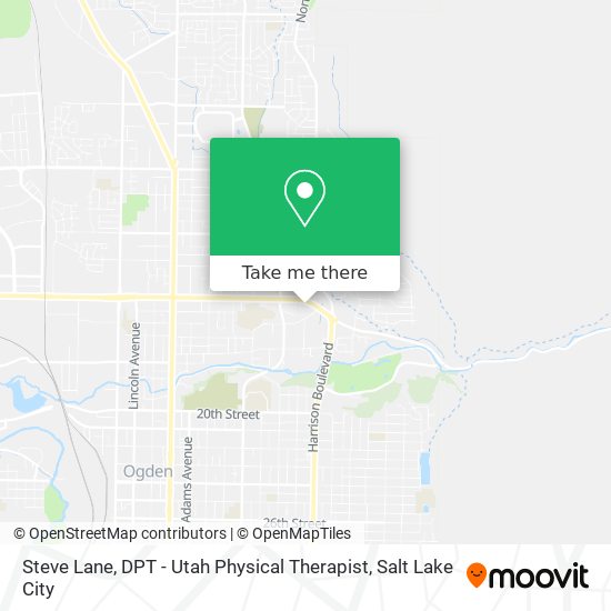 Steve Lane, DPT - Utah Physical Therapist map