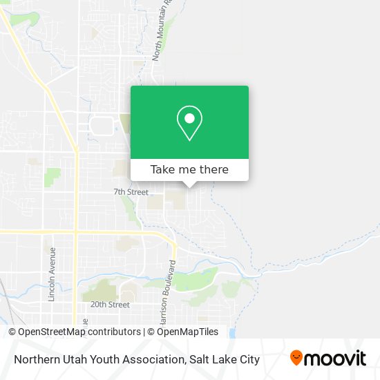 Northern Utah Youth Association map