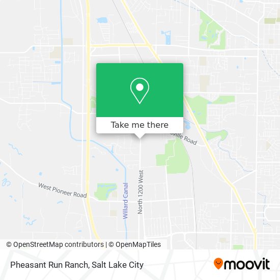 Mapa de Pheasant Run Ranch