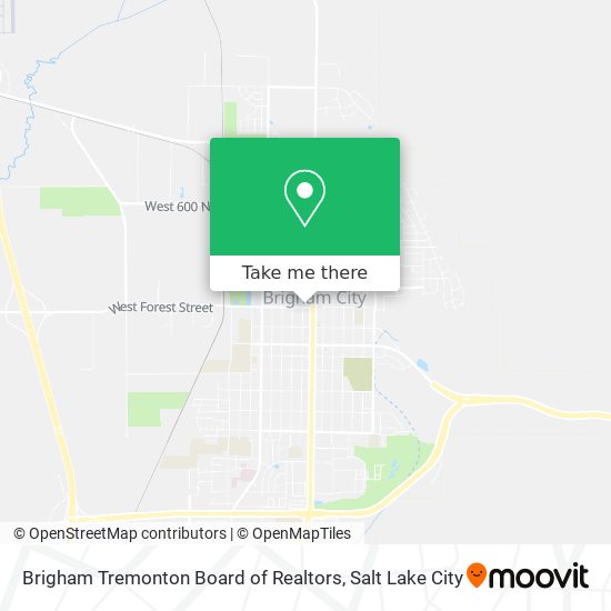 Brigham Tremonton Board of Realtors map
