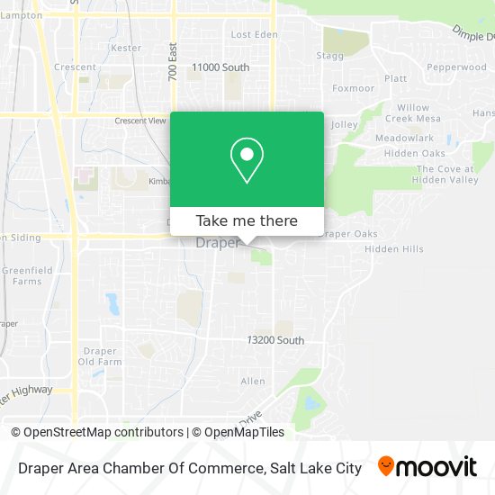 Mapa de Draper Area Chamber Of Commerce