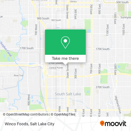 Winco Foods map