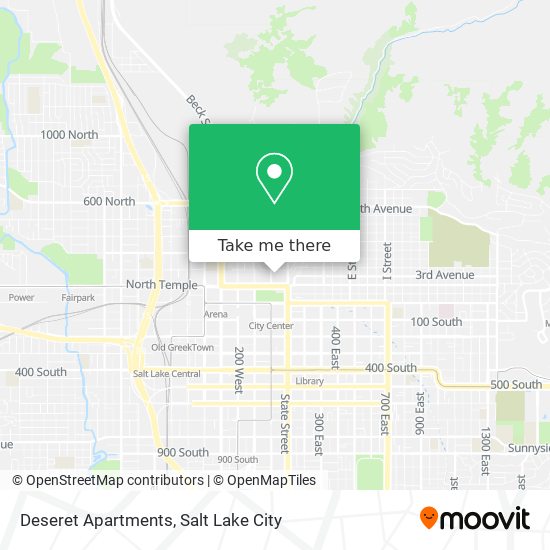 Mapa de Deseret Apartments