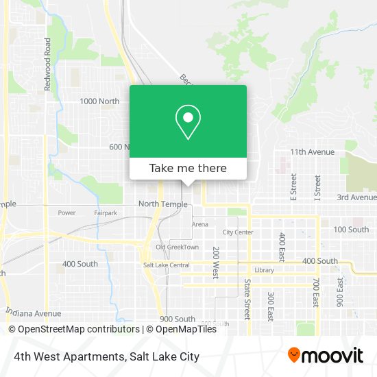 4th West Apartments map