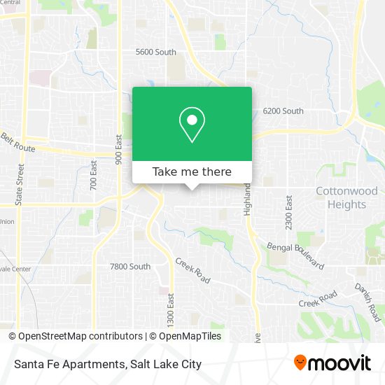 Santa Fe Apartments map