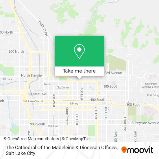 The Cathedral Of the Madeleine & Diocesan Offices map