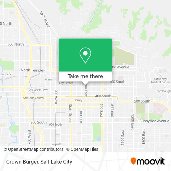 Crown Burger map