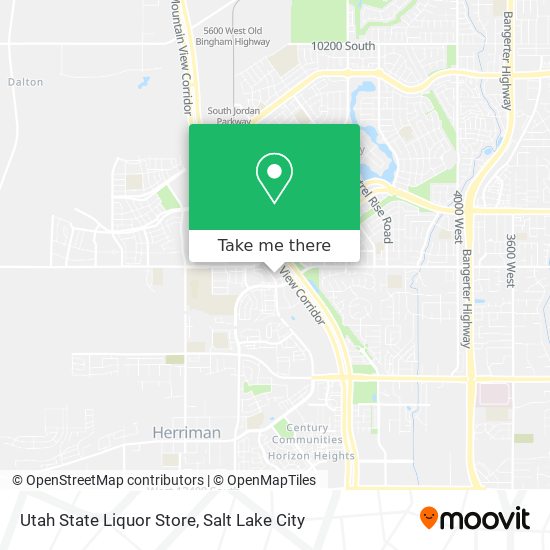 Mapa de Utah State Liquor Store