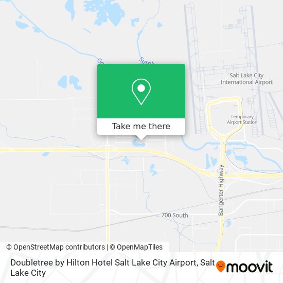 Mapa de Doubletree by Hilton Hotel Salt Lake City Airport