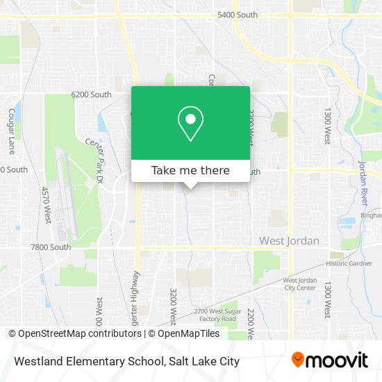 Westland Elementary School map