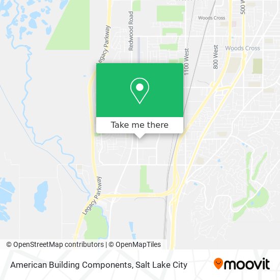 American Building Components map