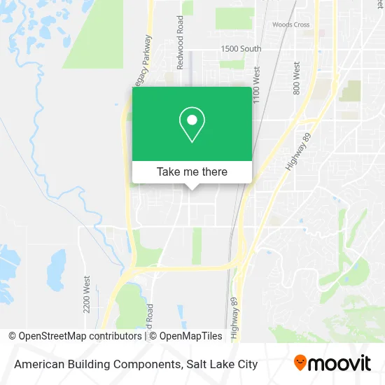 American Building Components map