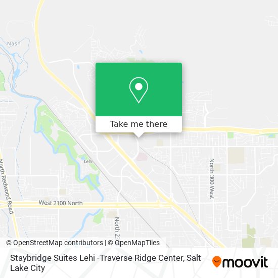 Staybridge Suites Lehi -Traverse Ridge Center map