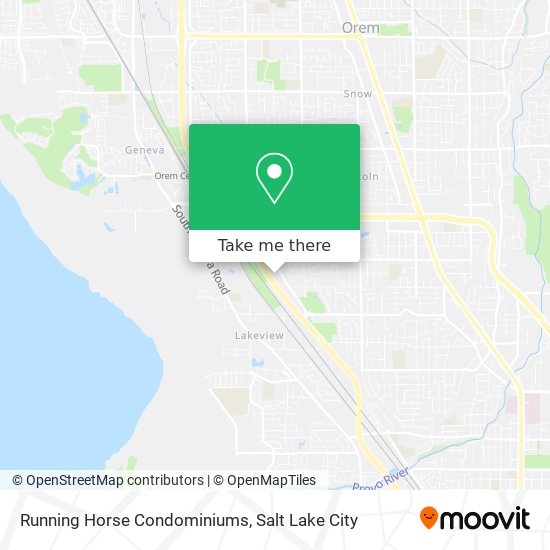 Running Horse Condominiums map