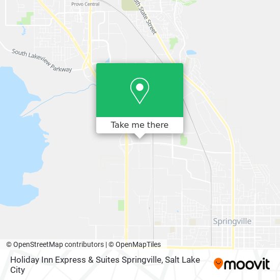 Holiday Inn Express & Suites Springville map