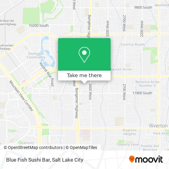 Blue Fish Sushi Bar map