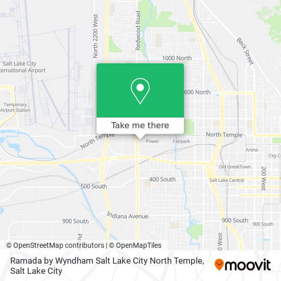 Ramada by Wyndham Salt Lake City North Temple map