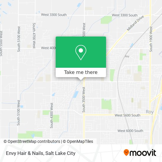 Envy Hair & Nails map