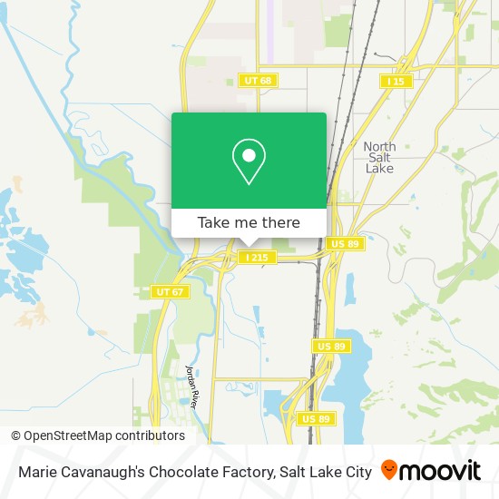 Marie Cavanaugh's Chocolate Factory map