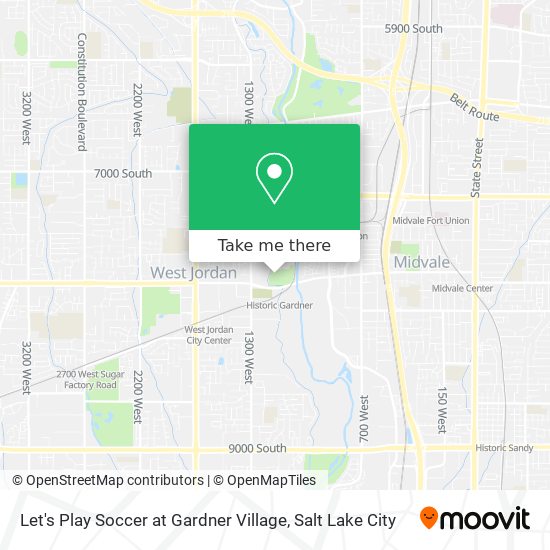Mapa de Let's Play Soccer at Gardner Village