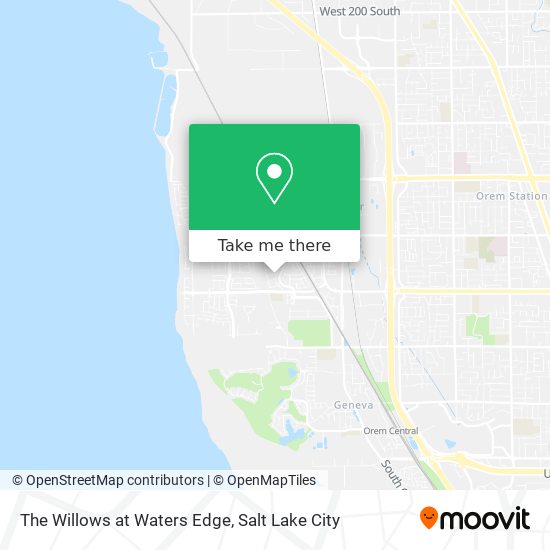 The Willows at Waters Edge map