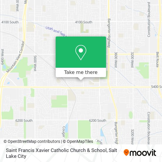 Saint Francis Xavier Catholic Church & School map