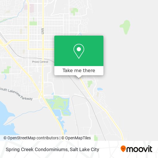 Spring Creek Condominiums map