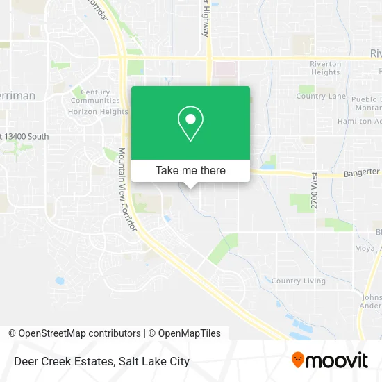 Deer Creek Estates map