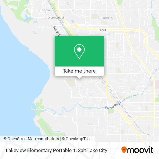 Mapa de Lakeview Elementary Portable 1