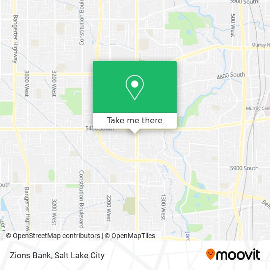 Mapa de Zions Bank