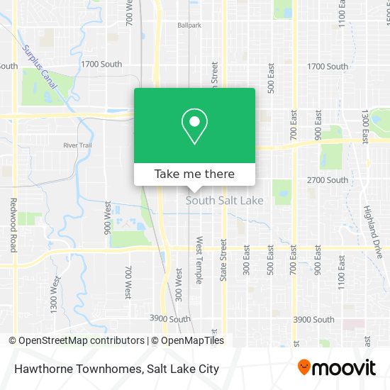 Mapa de Hawthorne Townhomes