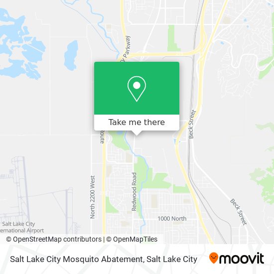 Salt Lake City Mosquito Abatement map