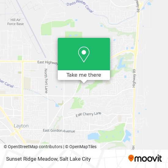 Sunset Ridge Meadow map