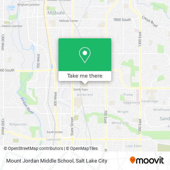 Mount Jordan Middle School map